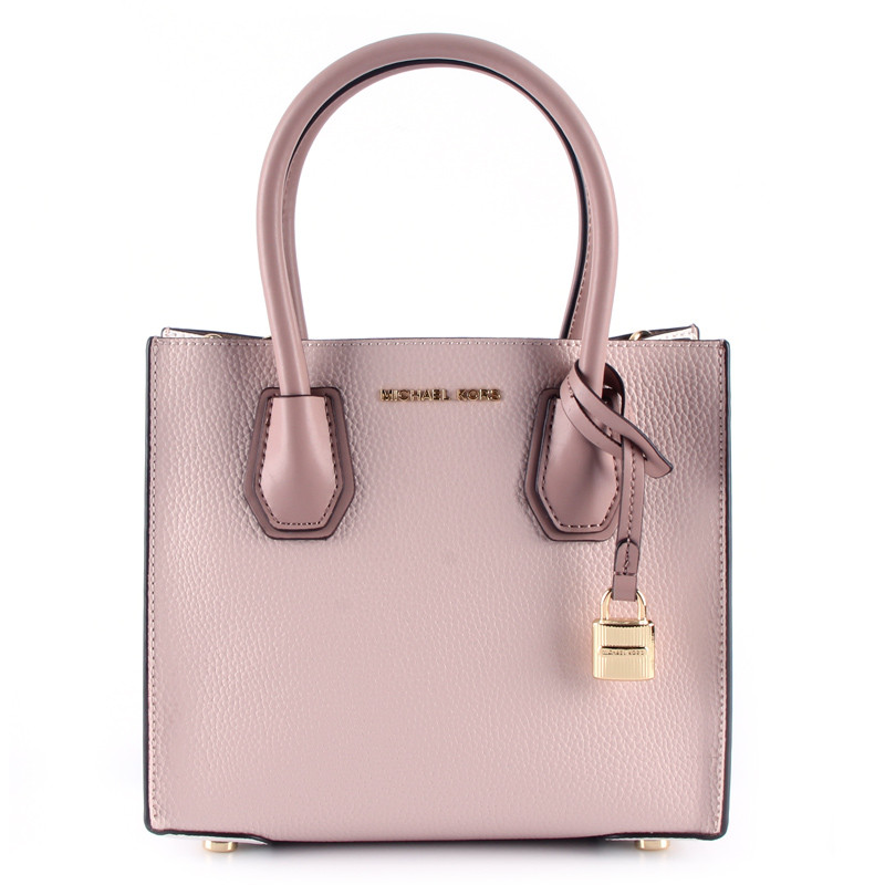 MICHAEL KORS 迈克.科尔斯MK 女包MERCER小号单肩斜跨手提包30S7SM9M2L 粉色拼白