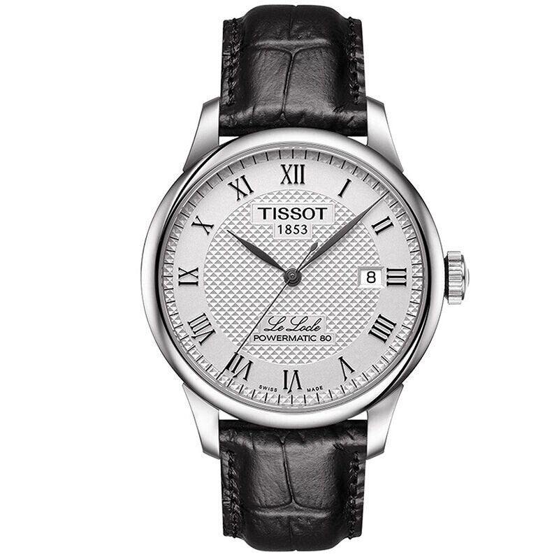 天梭(TISSOT)手表 力洛克系列机械表钢带皮带男士腕表新款T006.407.11.033.00 T006.407.16.033.00
