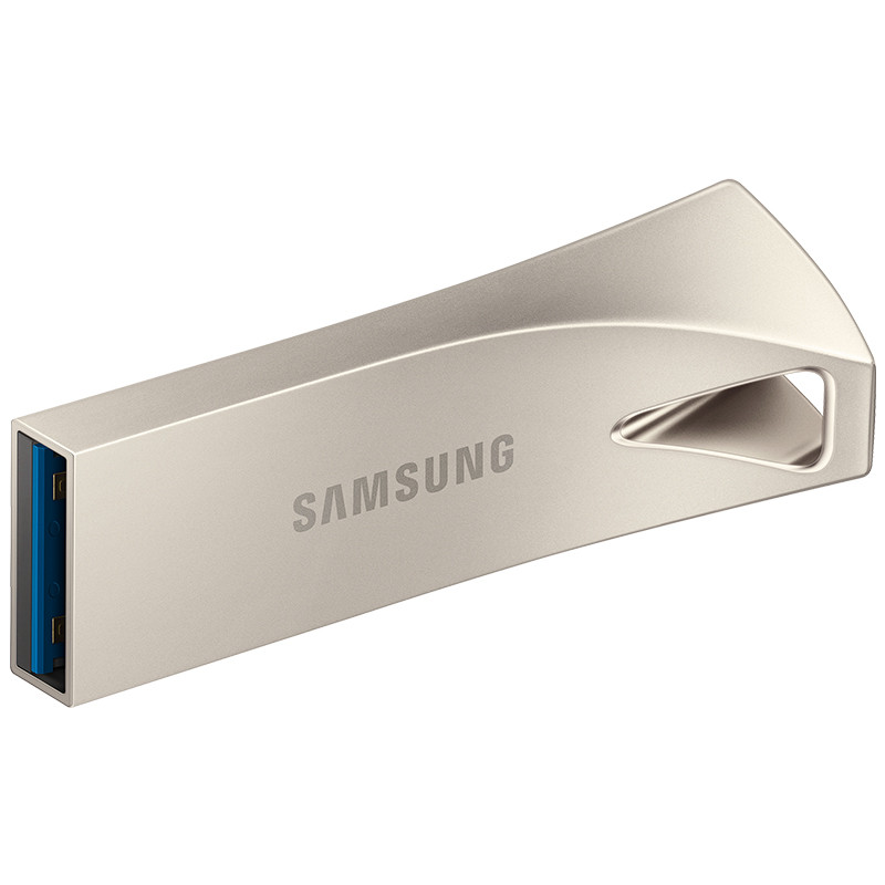 三星（SAMSUNG）USB 3.1 闪存盘 128G BAR 升级版+ 香槟银 MUF-128BE3/CN