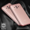 卡斐乐 华为mate10/mate10pro/保时捷版手机壳/保护套 硅胶软壳 全包边防摔后壳 超薄防滑电镀男女潮款透明 华为mate10-玫瑰金