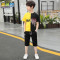 童依源TYY1825儿童套装 160cm 黑拼黄
