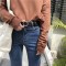 2018简约学院风韩国春夏新款复古圆环扣时尚腰带百搭休闲皮带女潮_1 默认尺寸 黑色