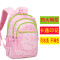 6-12周岁儿童小学生书包1-3-5-2-4-6一六年级女生女孩粉色双肩包_15 深蓝色5128适合1-3年级