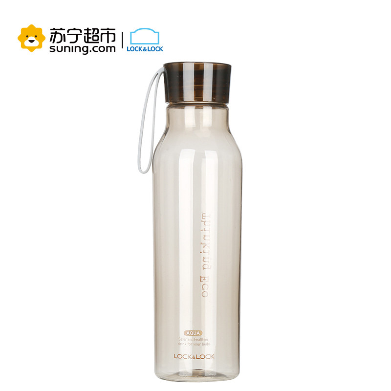 乐扣乐扣（lock&lock）塑料水瓶 HLC644 棕色