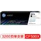惠普HP202A硒鼓CF500A适用于M254NW M254dw M280nw M281fdw M281fdn 大容量黑色3200页