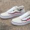 VANS2018新款盛万斯帆布鞋男鞋低帮迷彩鲨鱼经典款联名女鞋潮流中性鞋 米色 42码