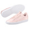 PUMA彪马BASKETMAZE樱花粉浅绿蝴蝶结绑带时尚亮面女板鞋套脚366195- 366195-02 35.5