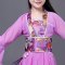 儿童古装仙女裙装汉服公主贵妃改良小女孩影楼表演写真舞蹈演出服儿童节表演服婴童裙子 150cm 玫红