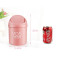 日式迷你创意有带盖家用厨房客厅卧室塑料小号桌面垃圾桶筒_2 米白色
