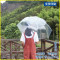 透明雨伞长柄伞男女学生儿童表演广告伞丝印LOGO直柄定制小清新伞_7 渐变粉边白磨砂