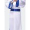 儿童古装汉服弟子规男女书生书童舞蹈表演服饰三字经演出服装可爱简约儿童创意演出服套装 170码 领结粉