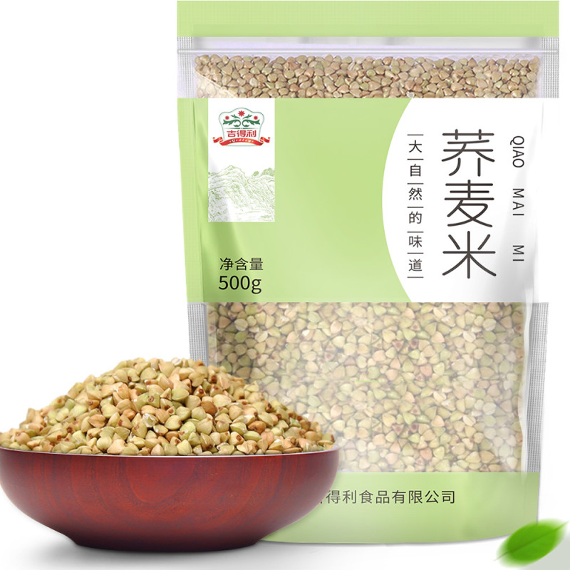 吉得利 荞麦米 荞麦仁三角麦一级东北特产无添加五谷杂粮新米粥伴侣500g