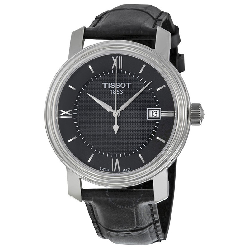 天梭(TISSOT)手表 港湾系列 商务休闲石英表男表 女表 钢带情侣腕表 T097.410.11.038.00 黑面黑皮男T097.410.16.058.00