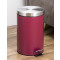 欧润哲 12升红色圆形静音垃圾桶 100824 红色