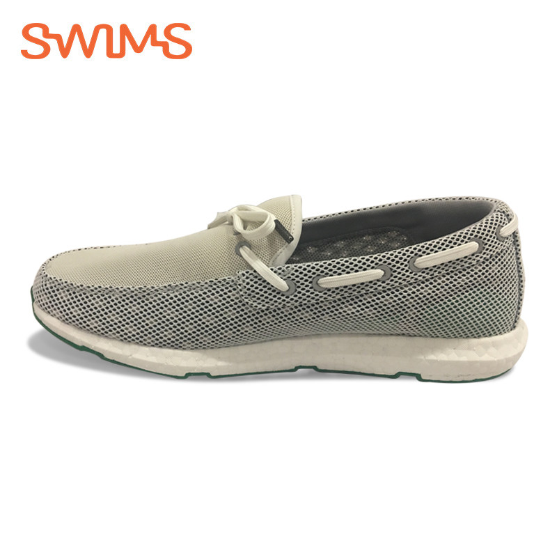 Swims Breeze Leap Laser 挪威春夏款男鞋低帮运动鞋 透气休闲鞋 灰绿色 43码