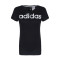 Adidas阿迪达斯女装夏季款运动服休闲耐磨透气圆领短袖T恤BQ9062 L 黑色
