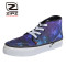 Zipz Mavericks Galaxy 拉链帆布鞋 高帮休闲 时尚百搭 四季男女鞋 紫色 39码