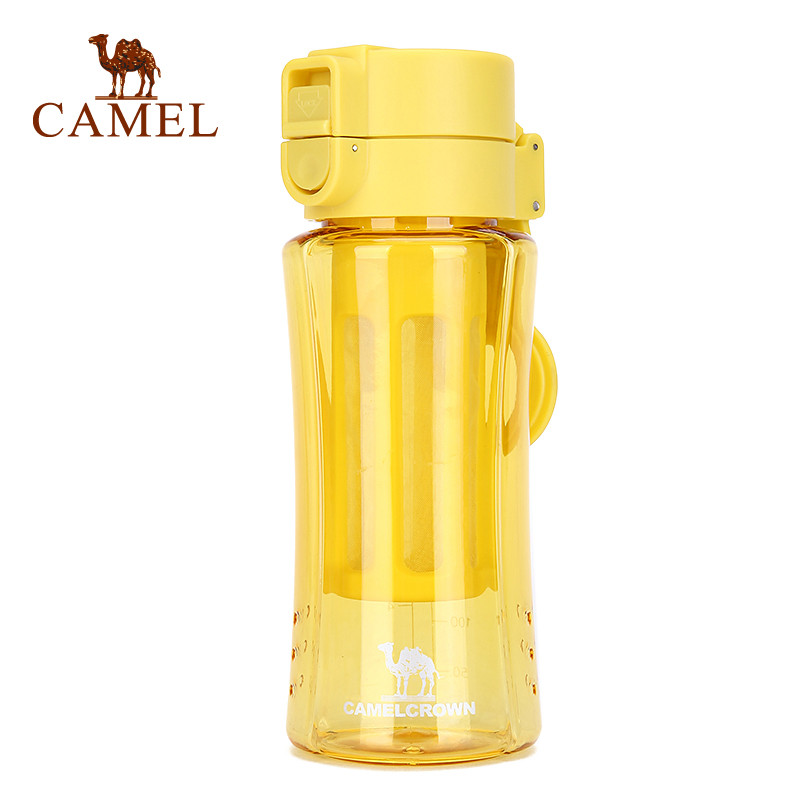 CAMEL骆驼户外直饮水杯 400ml男女通用登山徒步出游水杯 黄色