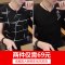 男士短袖T恤夏季圆领体恤韩版日潮流男装印花纯棉半袖上衣服丅恤_2 2XL 305黑色+639黑色