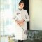 千仞岗2017秋冬新品羽绒服女中长款知性妈妈装中老年羽绒服219051 175/XL 水晶灰88003