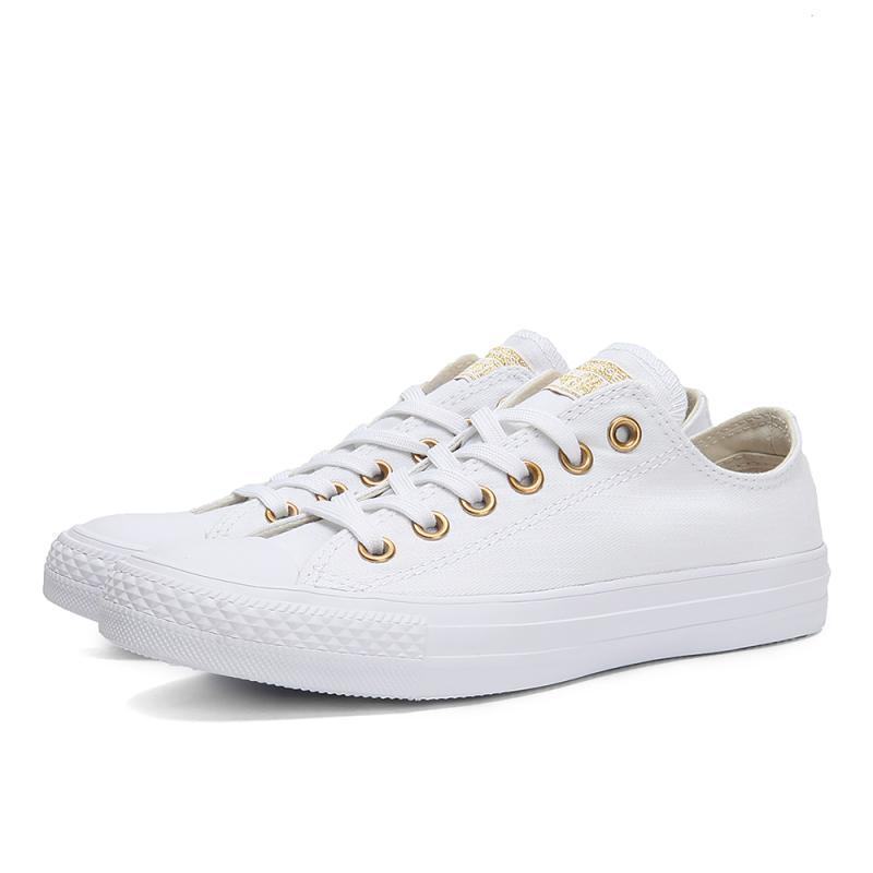 CONVERSE/匡威2018新款女子ChuckTaylor帆布鞋/硫化鞋_3_7 白色 37.5码
