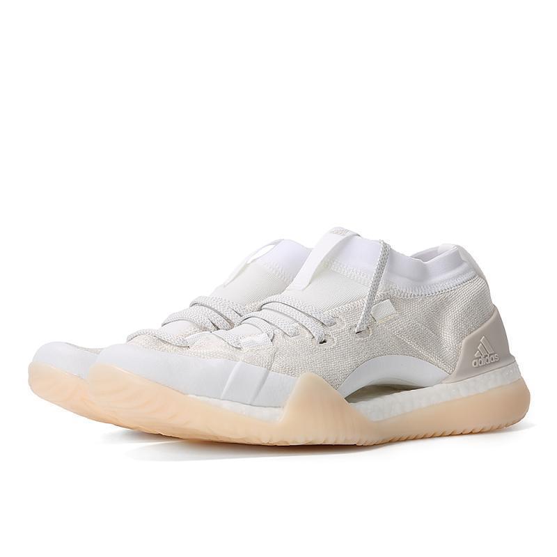 adidas阿迪达斯2018女子PureBOOSTXTRAINER3.0精选训练鞋C_1 亮白/云母粉 36码
