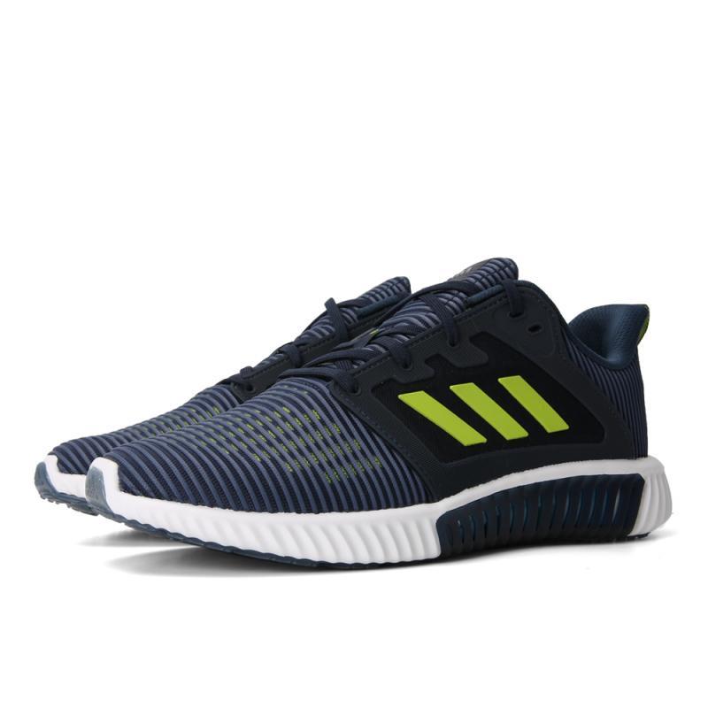 adidas阿迪达斯2018男子CLIMACOOLventm跑步清风跑步鞋CM7399 学院藏青蓝/绿荧光/传奇墨水蓝 46.5码