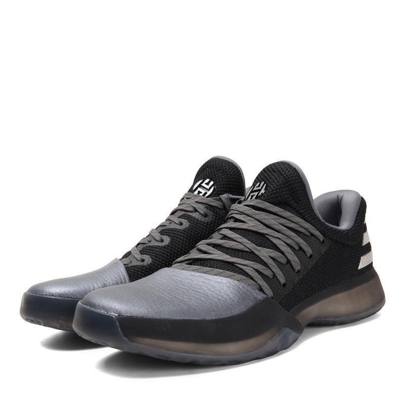 adidas阿迪达斯2018男子HardenVol.1签约球员篮球鞋_1 四度灰/碳黑/银金属 41码