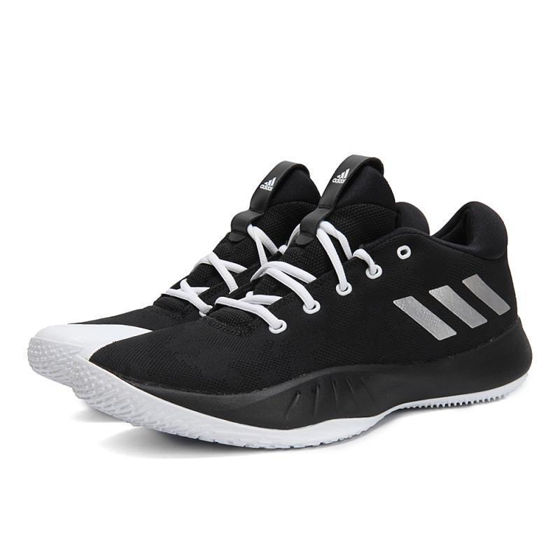 adidas阿迪达斯2018男子NXTLVLSPDVI团队篮球鞋CQ0180_1 1号黑色/亮白/银金属 42.5码