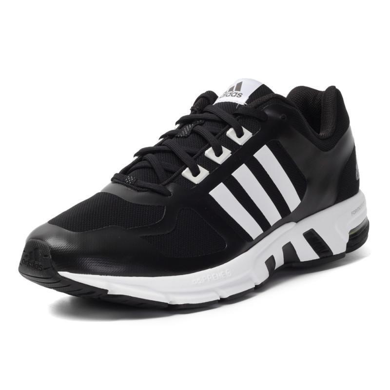 adidas阿迪达斯新款女子科技经典系列跑步鞋CG4225_1 1号黑色/亮白/1号黑色 36码