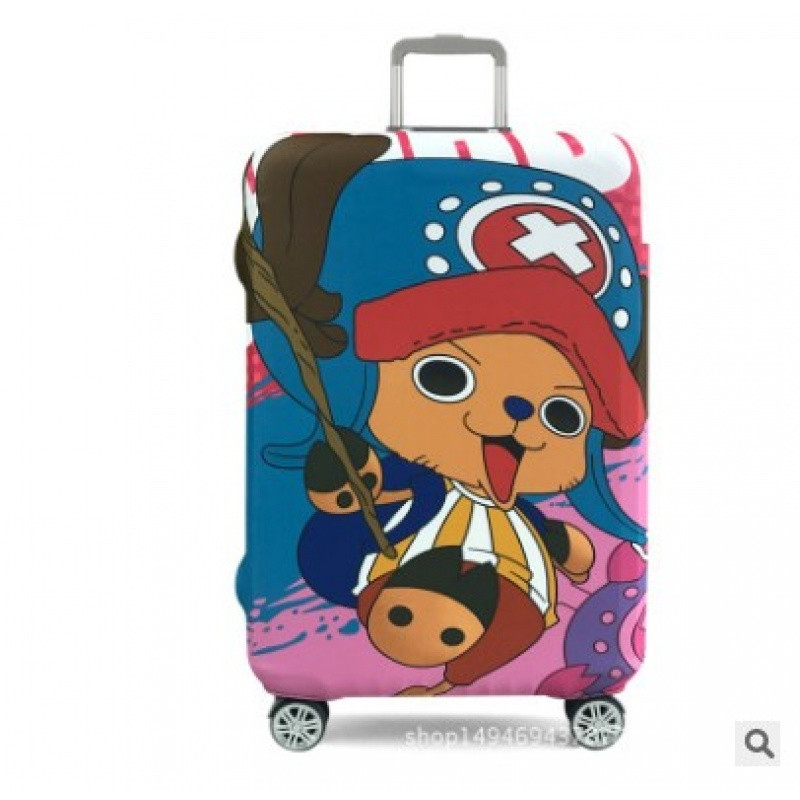 卡通女孩小雨弹力箱套拉杆箱旅行旅游登机行李箱保护罩防尘防划袋 默认尺寸 1保护罩29-32寸