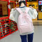 书包女韩版原宿ulzzang高中学生小清新森系双肩包学院风防水背包_3 粉红色收藏下单送挂件