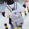 书包女韩版原宿ulzzang高中学生背包百搭校园时尚潮流双肩包男士_22 粉红色