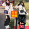夏天ins超火上新仙女小包包2018新款韩版百搭森系l链条斜挎包少女 古铜色皮质款（升级版）带小熊和毛球挂件