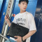 新款韩版男小包手包时尚皮质街头鳄鱼纹手拿包潮男户外ipad包潮包_3 黑色