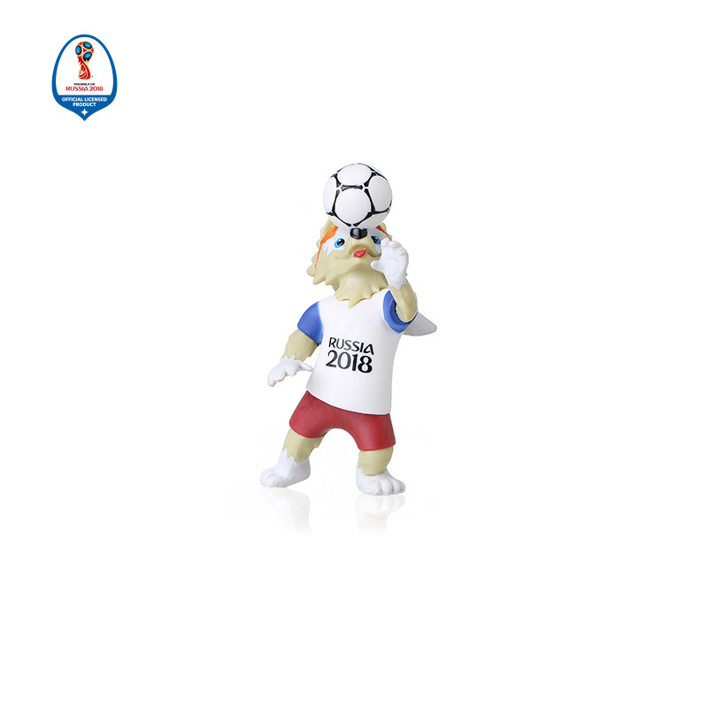 WORLD CUP 2018 3D 玩偶单个吸卡包装--头球款112 拼接色 白色