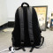 简约纯色大容量双肩包男女韩版潮学院风休闲背包中学生书包旅游包_23 墨绿色