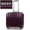 袋鼠万向轮拉杆箱PC登机箱14寸寸旅行箱男女行李箱玫瑰金防刮 18寸 紫色