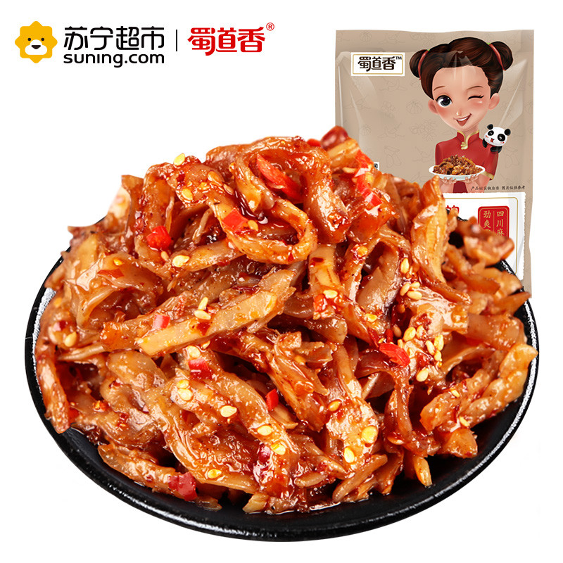 蜀道香 肉干肉铺 麻辣味猪脆骨306g（休闲零食）