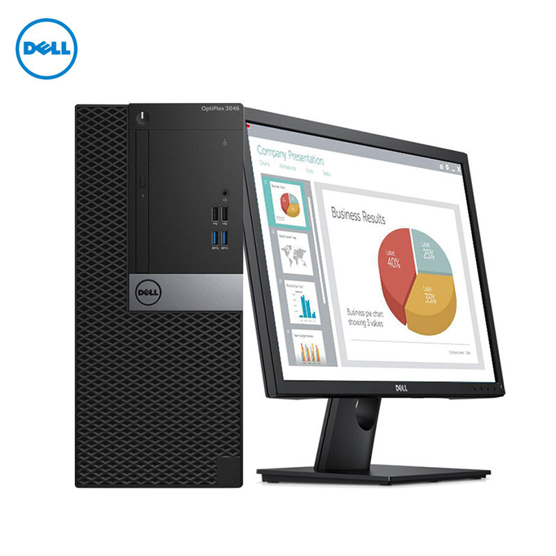 戴尔（DELL）Optiplex 3050MT19.5英寸台式电脑（奔腾G4560 4GB 500GB 集成显卡 黑色）