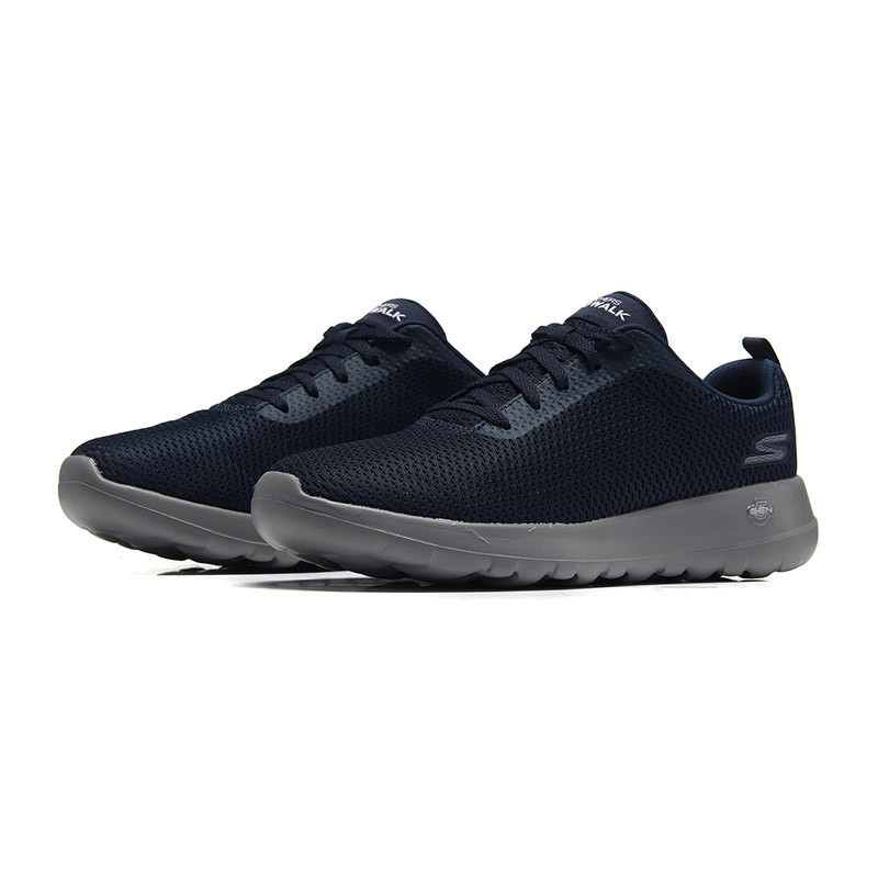 Skechers斯凯奇男鞋健步鞋2018新款轻质网布减震休闲运动鞋54601/NVGY 54601/NVGY海军蓝色+灰色 42码