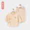 新生儿衣服0-3个月纯棉婴儿和尚服初生婴儿衣服春季新生儿内衣 52cm_ 粉蓝NY140006