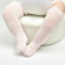 青莓【3双装】婴儿男女童宝宝长筒袜纯棉中筒新生儿童袜子0-6个月1-3岁 1-3岁（L） 3双装组合11/白+黄+蓝