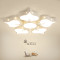 幕光城 LED简约现代铁艺创意卧室客厅吸顶灯个性温馨时尚造型艺术新潮灯饰20M2 5头白光