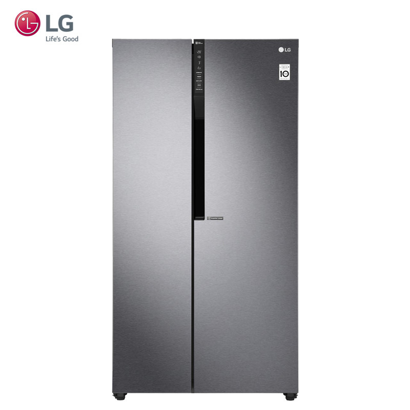 LG冰箱GR-B2474JDR 628升对开门 线性变频压缩机 大容量 风冷无霜 果蔬保鲜盒 智慧速冻恒温 时尚流星银