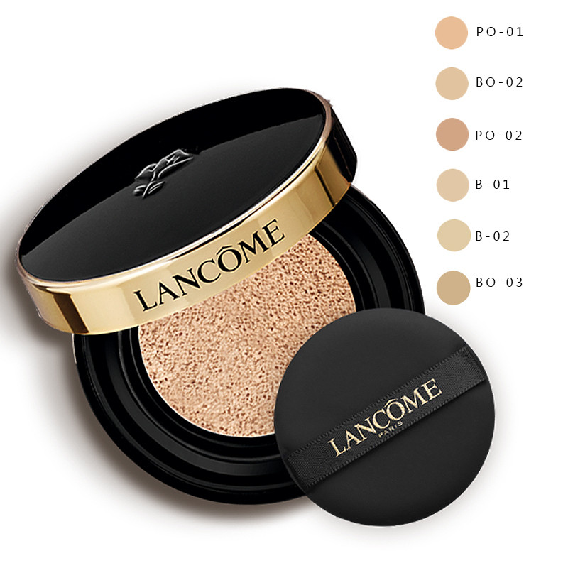 兰蔻 零粉感持久气垫粉饼spf23/pa   14g #b-02 防晒隔离 遮瑕 自然色