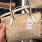 国内现货 COACH/蔻驰 品新款帆布迷你饺子包女士手提包F27580 XS 黑灰色【拼邮】