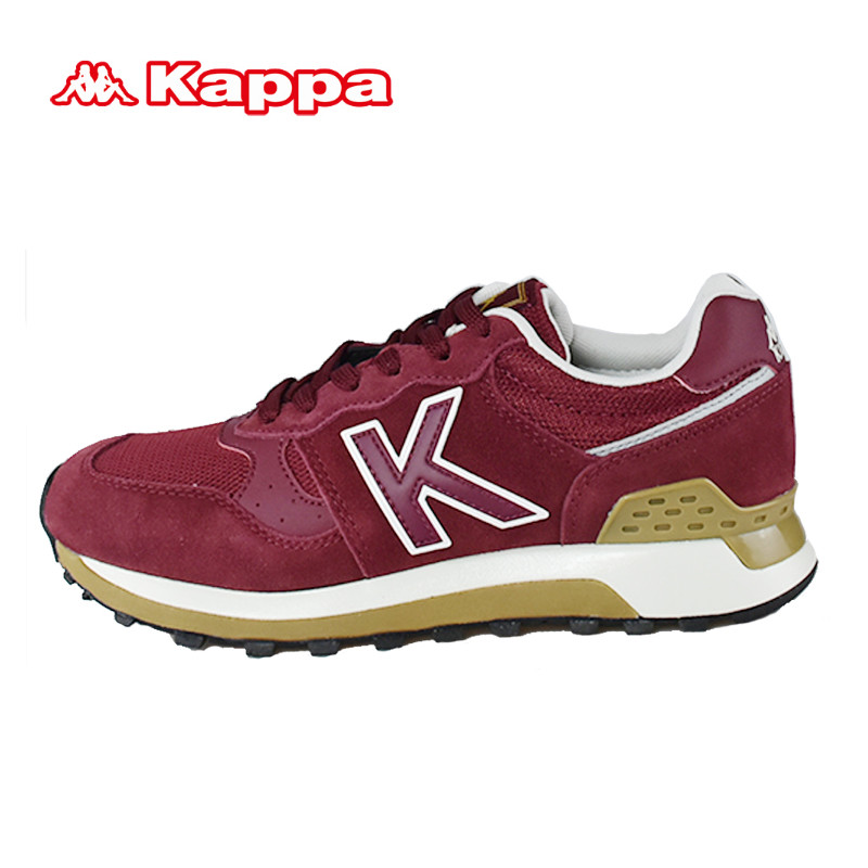 KAPPA/卡帕专柜女鞋运动鞋春款休闲慢跑复古跑步鞋|K0725MM52F 西藏红/银色 36