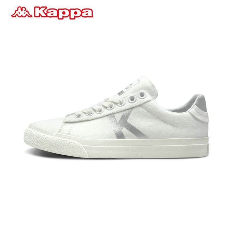 背靠背Kappa卡帕女款运动鞋休闲鞋运动板鞋便装鞋K0765CC18 精粹白-027 37
