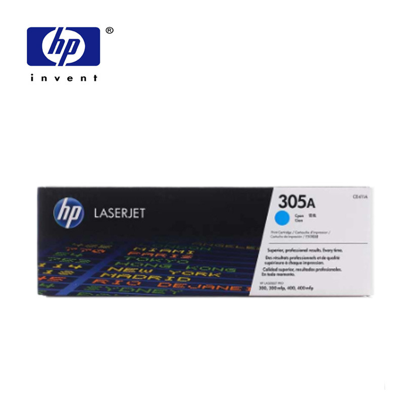 惠普（HP）CE411A （305A）彩色硒鼓 蓝色 （硒鼓/粉盒） 蓝色